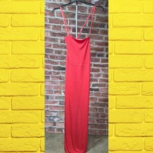 Wild Fable Bodycon Lace-Up Midi Dress – Women’s Size XL – Pinkish Red